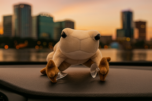 Small Coquí Plush – Car Window (Musical)  | Coquí Pequeño para Auto (Musical)