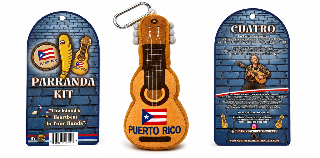 PARRANDA KIT / Cuatro, Guiro & Pandero