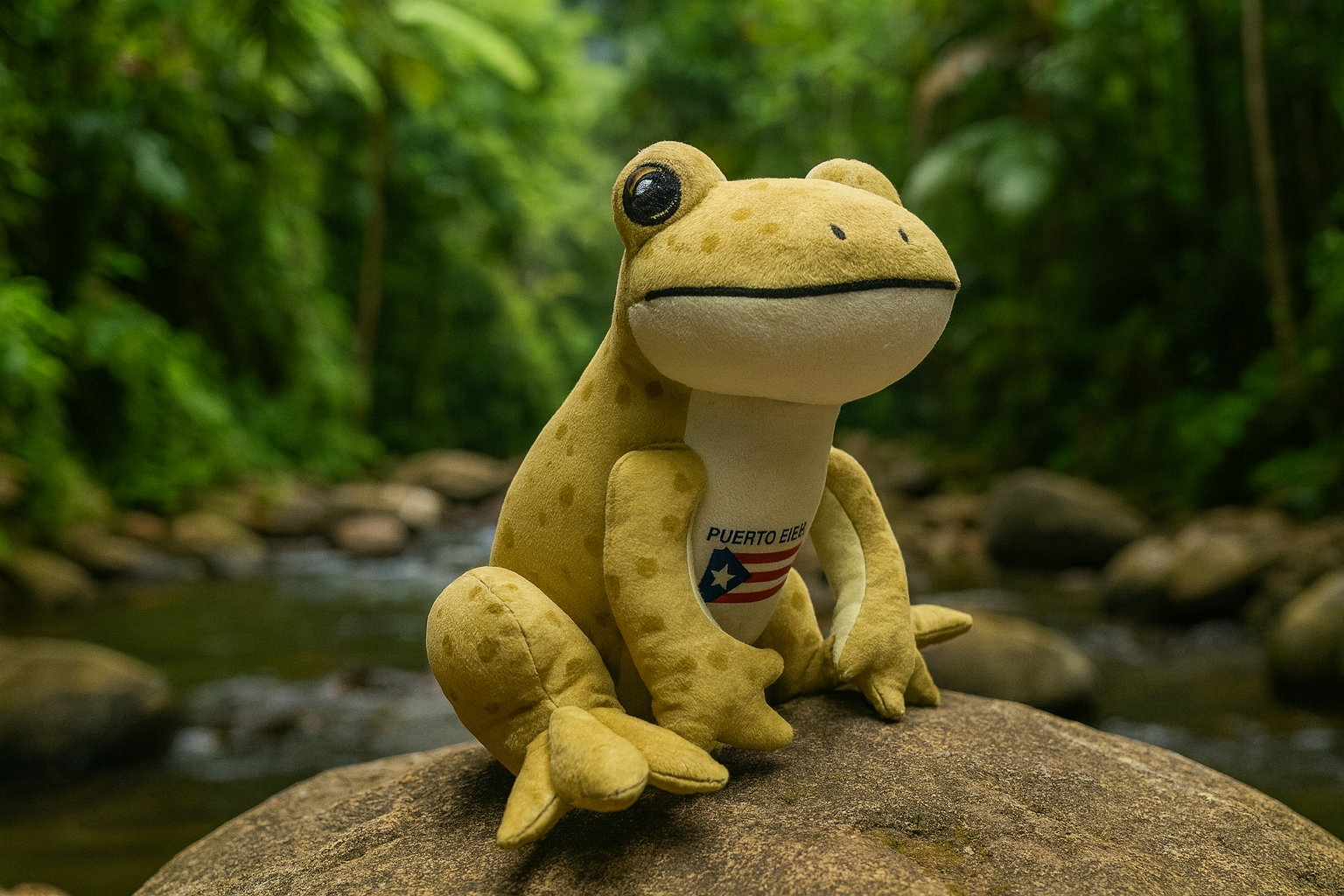 Sapo Concho Plush – Puerto Rico’s Endangered Treasure | Peluche de Sapo Concho